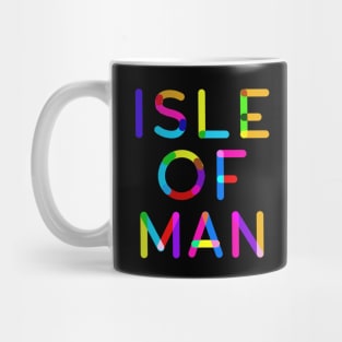 Colorful Isle of Man UK Mug